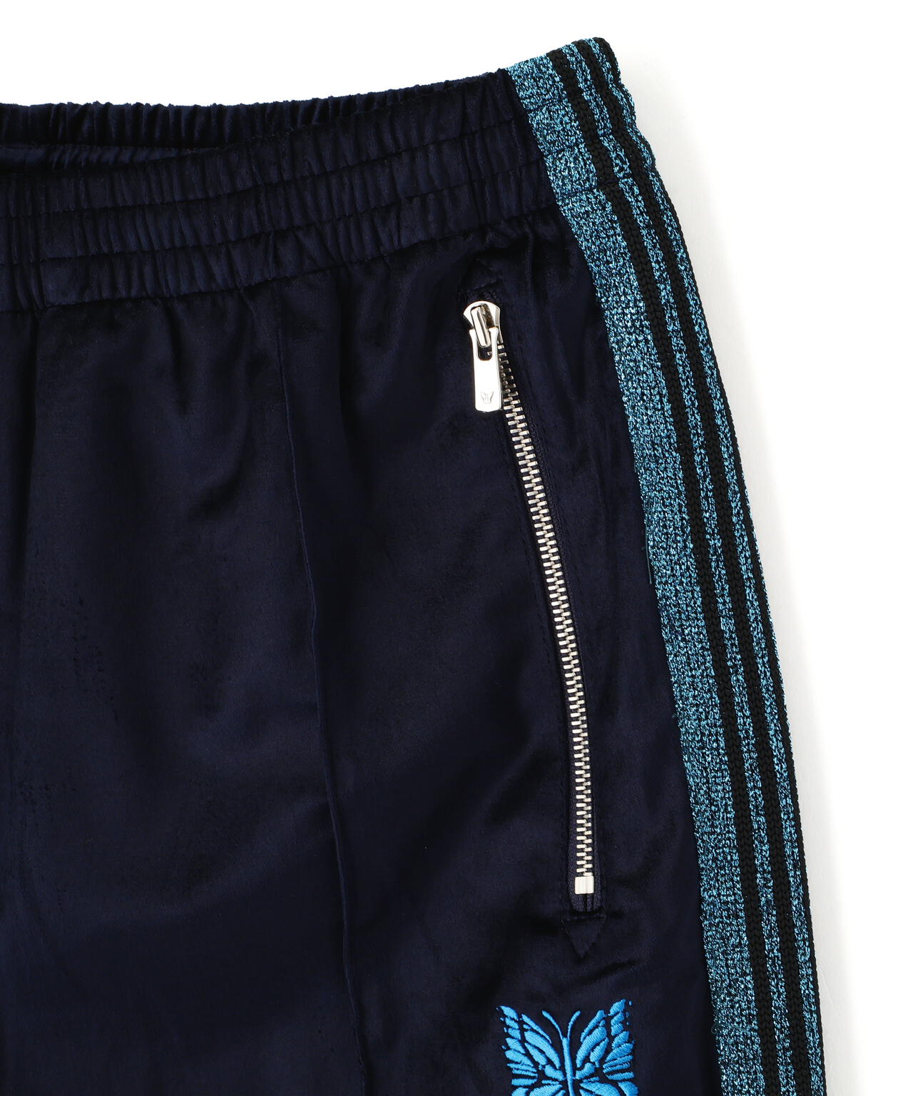 NEEDLES/ニードルズ/【LHP EXCLUSIVE】H.D.TRACK PANT - C/PE VELOUR(NAVY)