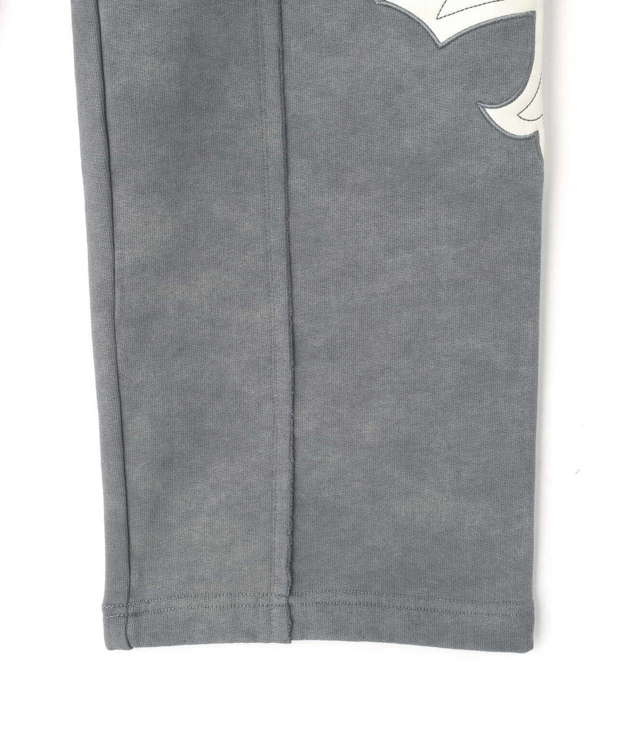 UNKNOWNLONDON/アンノウンロンドン/Dagger Cross Leather Patch Baggy Jogger Patns