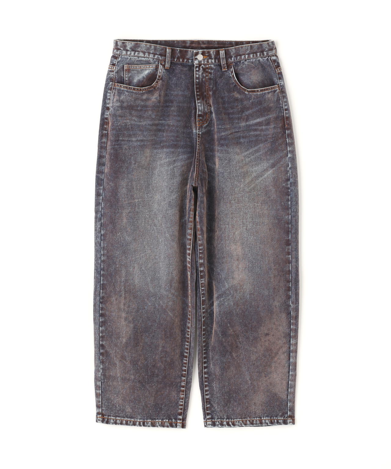 WHITELAND/ホワイトランド/FLOCKY WIDE DENIM PANTS