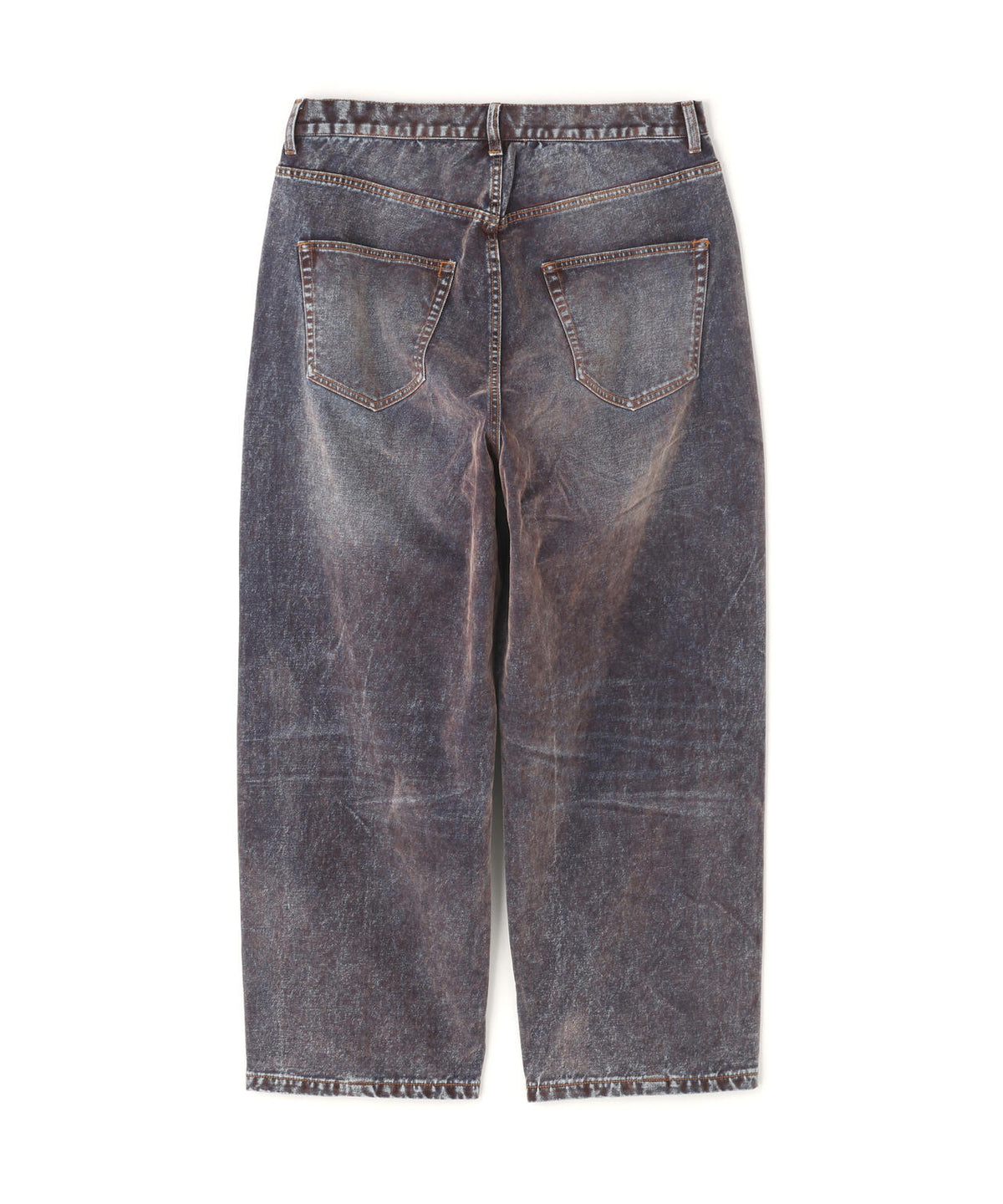 WHITELAND/ホワイトランド/FLOCKY WIDE DENIM PANTS