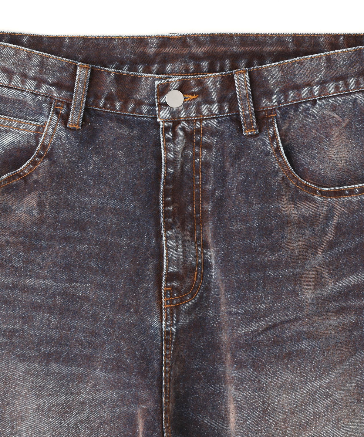 WHITELAND/ホワイトランド/FLOCKY WIDE DENIM PANTS