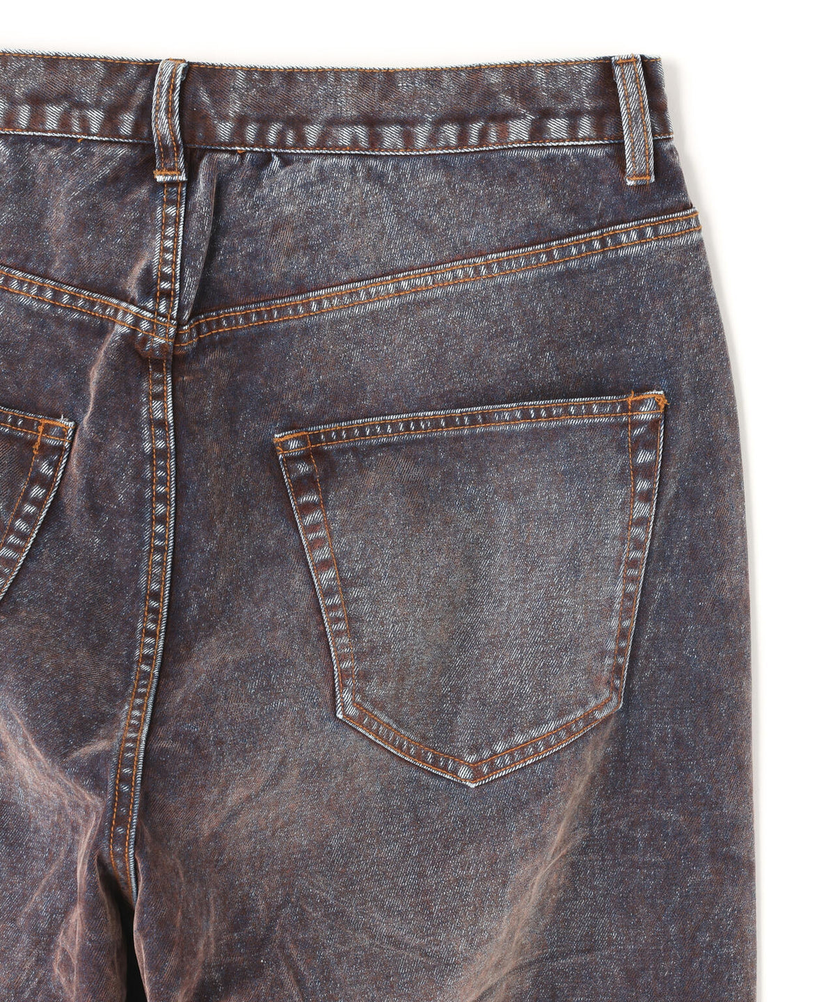 WHITELAND/ホワイトランド/FLOCKY WIDE DENIM PANTS