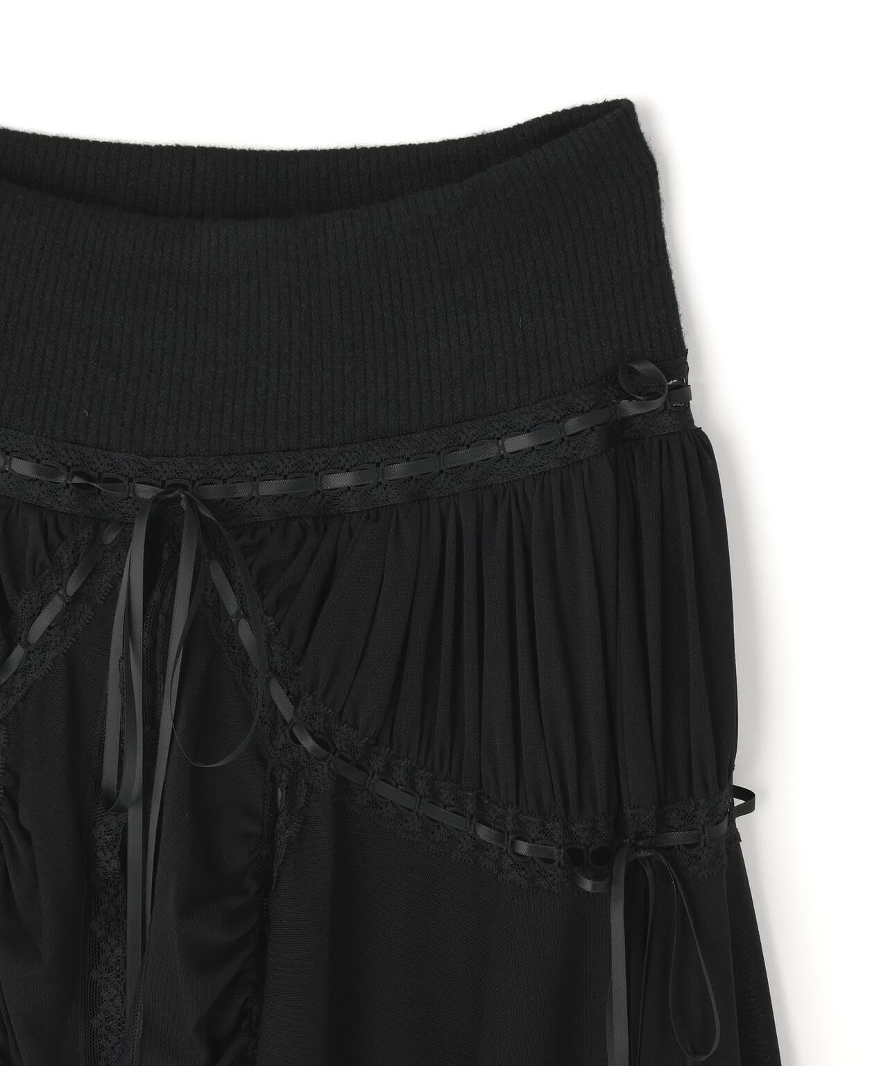 Nφdress/ノードレス/Flared Hem Knit Slim Pants
