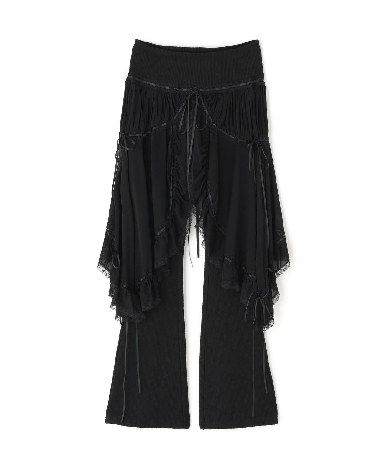 Nφdress/ノードレス/Flared Hem Knit Slim Pants
