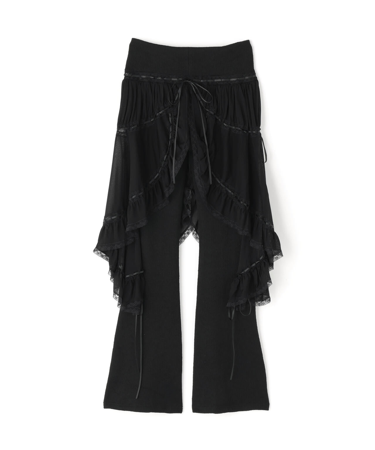 Nφdress/ノードレス/Flared Hem Knit Slim Pants