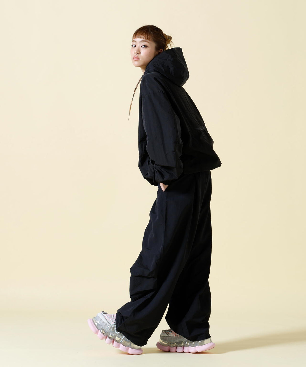 SIS/エスアイエス/Nylon Loose Pants