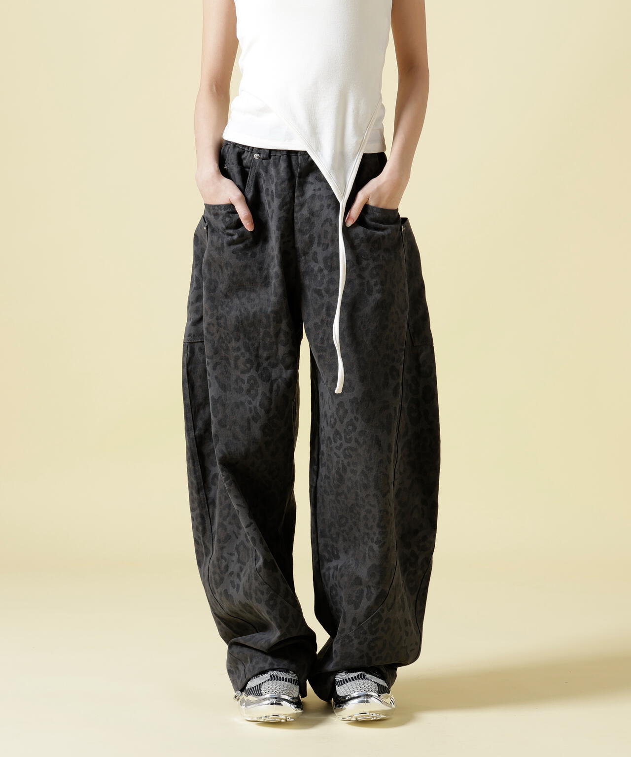 SIS/エスアイエス/Leopard Wide Pants