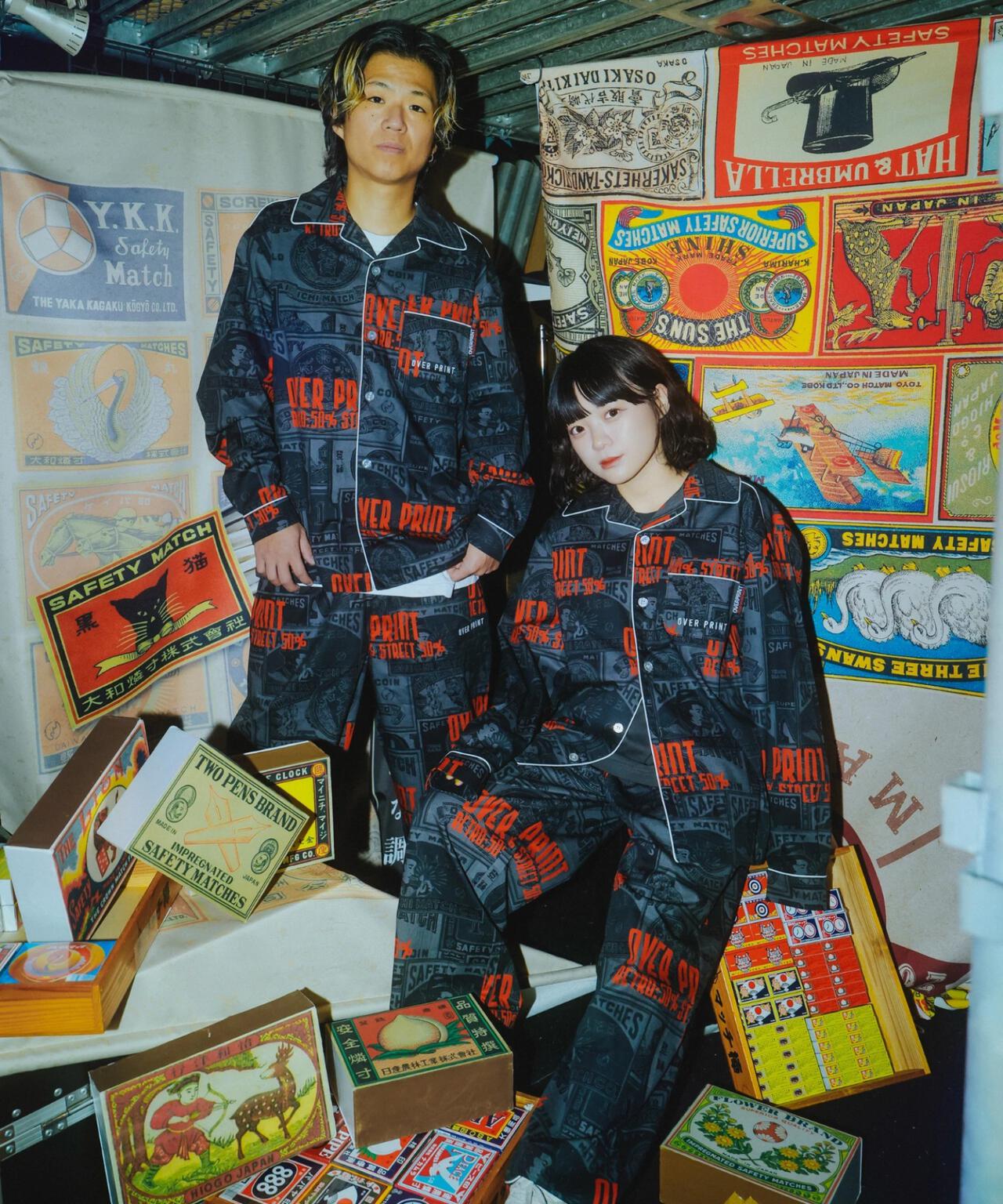 overprint/オーバープリント/×日本燐寸工業会 LOUNGE PANTS