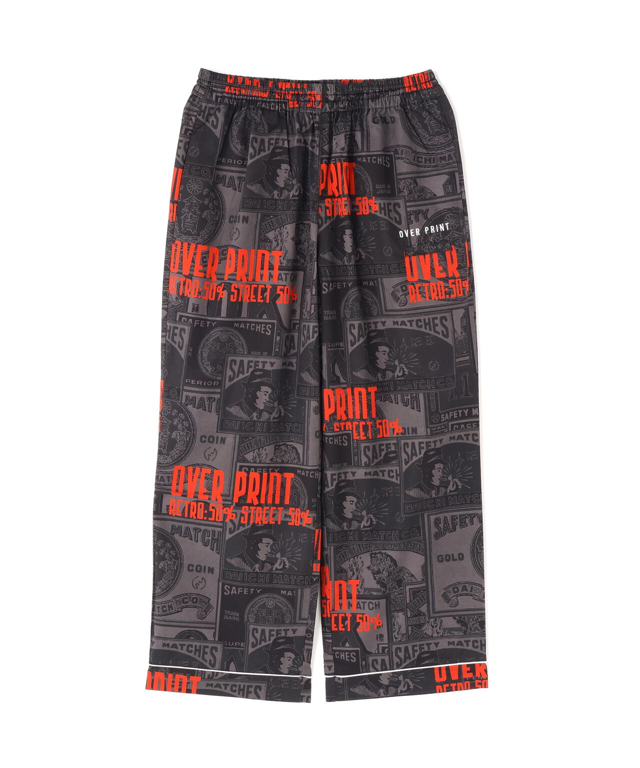 overprint/オーバープリント/×日本燐寸工業会 LOUNGE PANTS