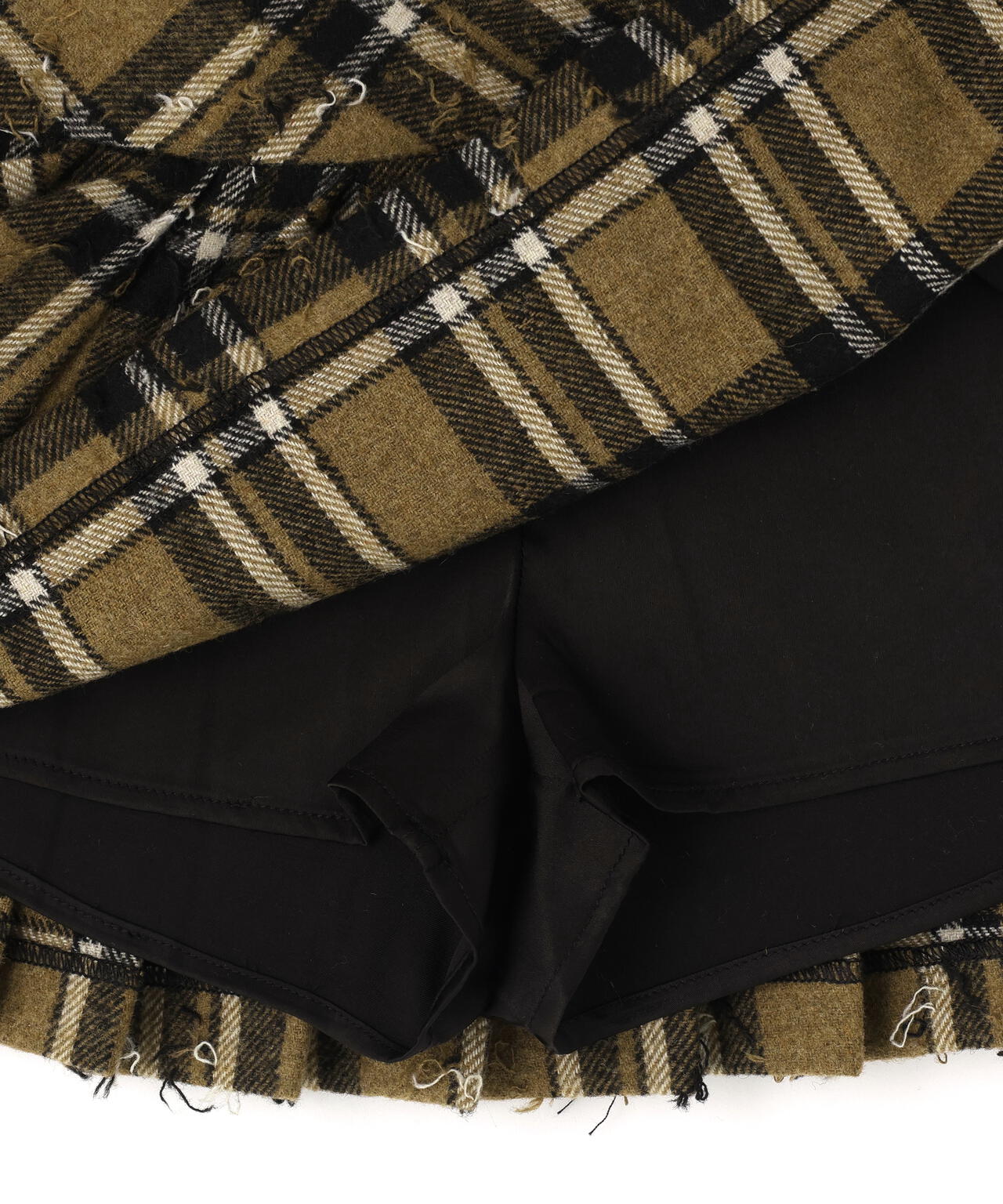 Nφdress/ノードレス/Plaid Pleated Skirt Pants