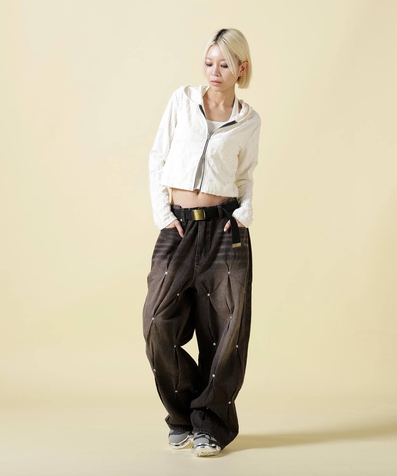 SIS/エスアイエス/Rivet Denim Pants