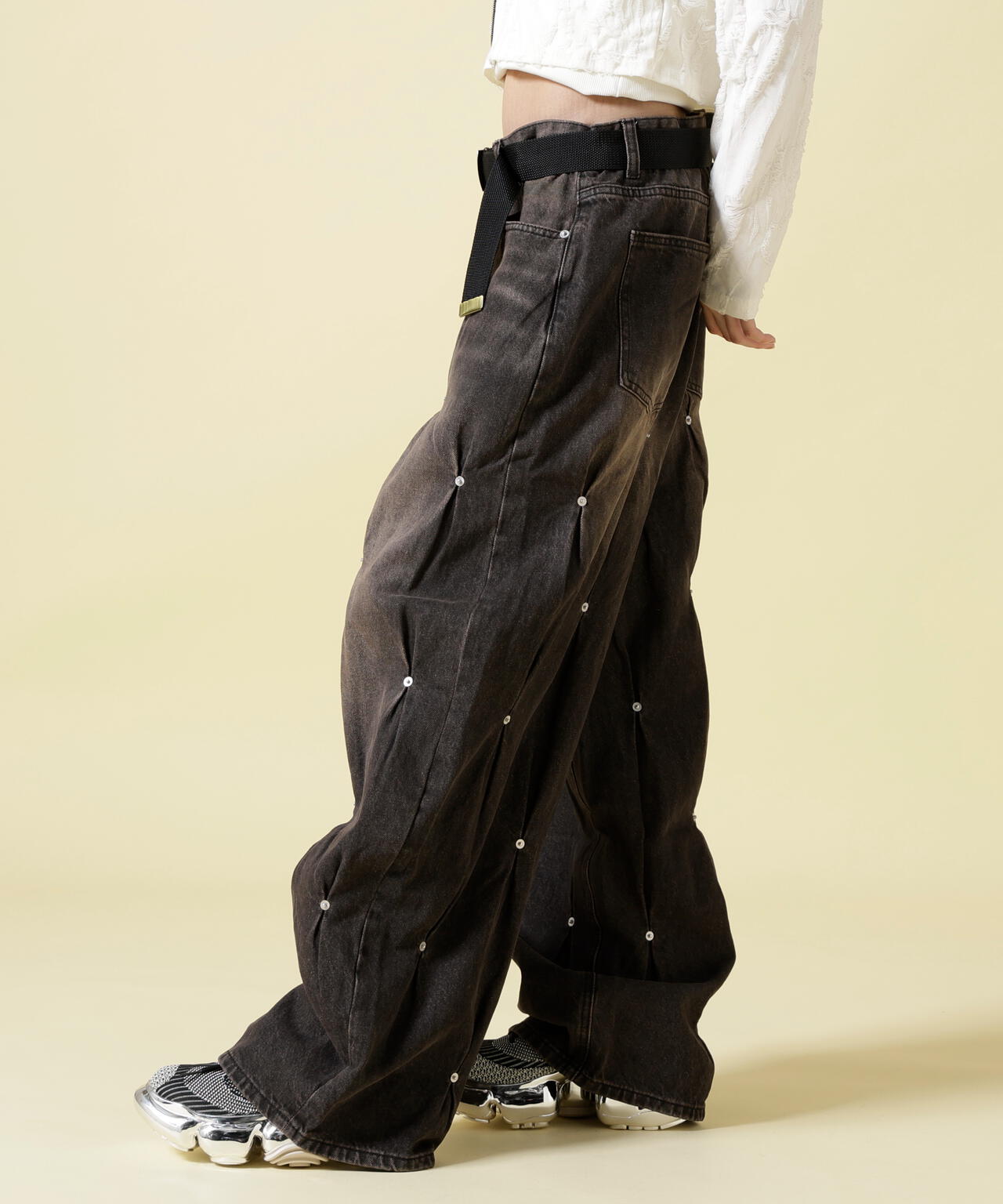 SIS/エスアイエス/Rivet Denim Pants