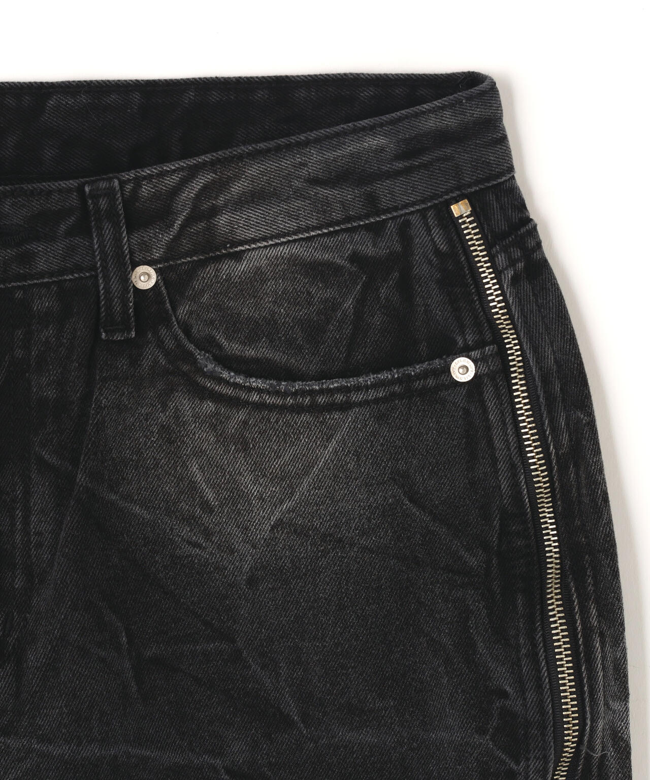 SIS/エスアイエス/Side Zip Denim Pants