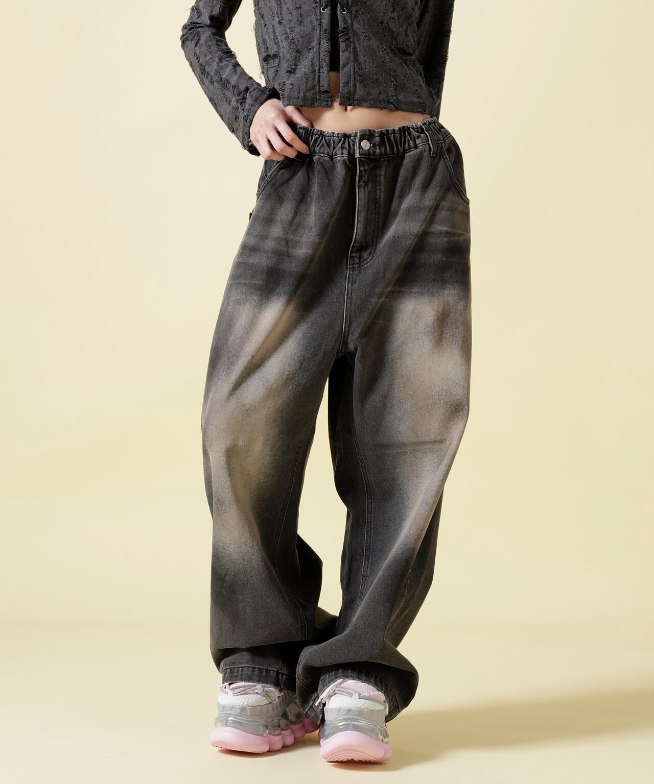SIS/エスアイエス/Dirty Denim Pants