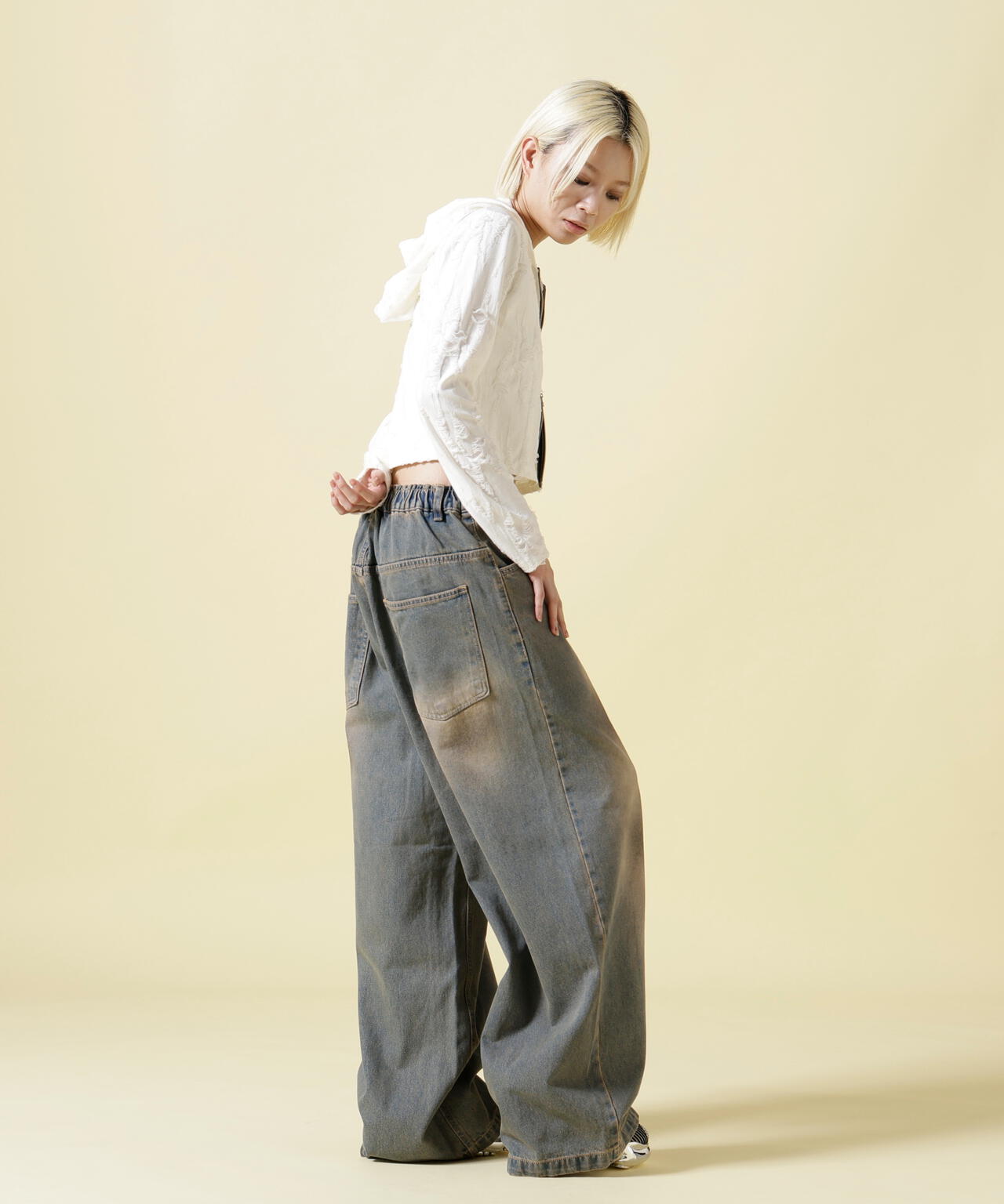 SIS/エスアイエス/Dirty Denim Pants
