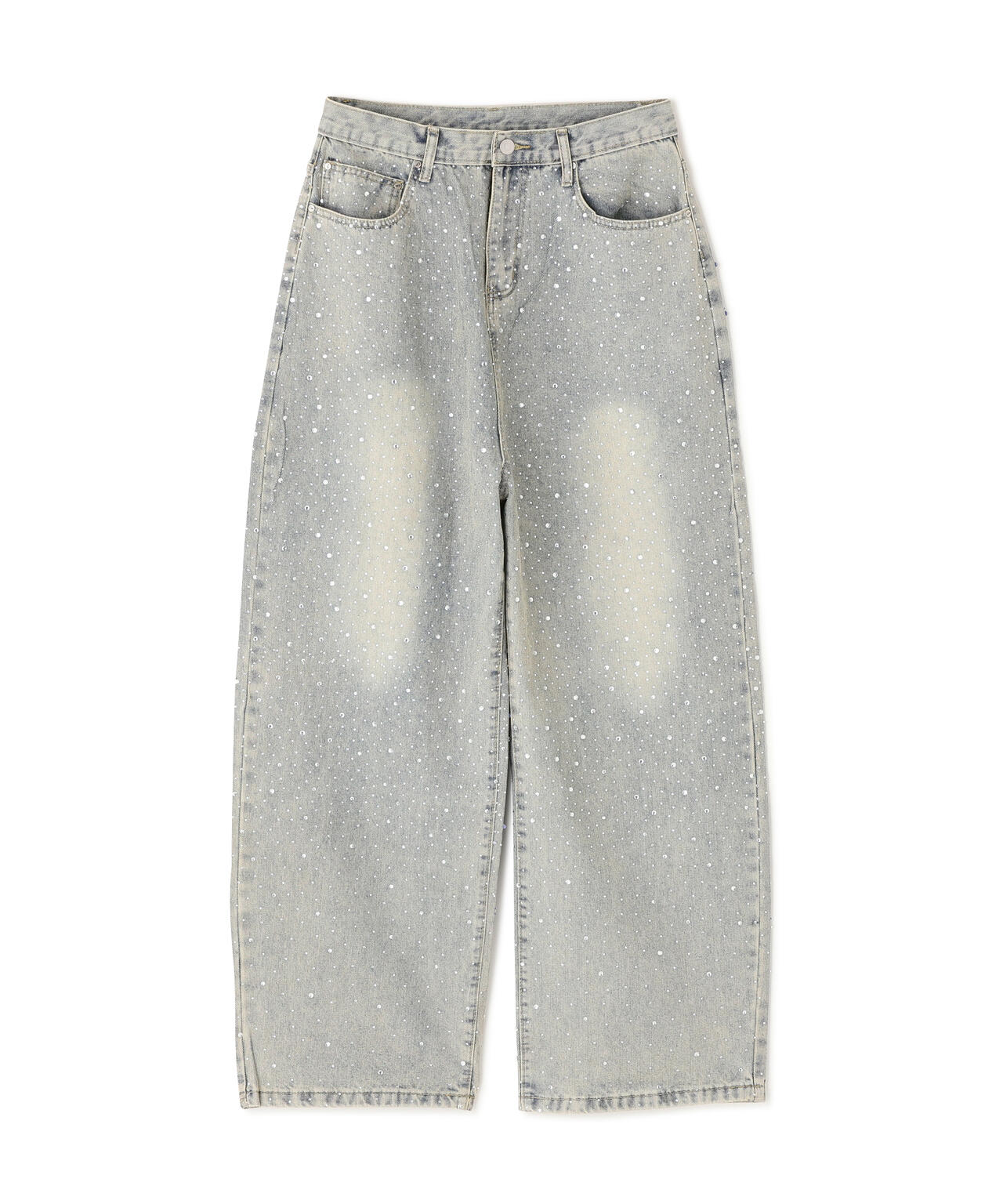 SIS/エスアイエス/LineStone Denim Pants