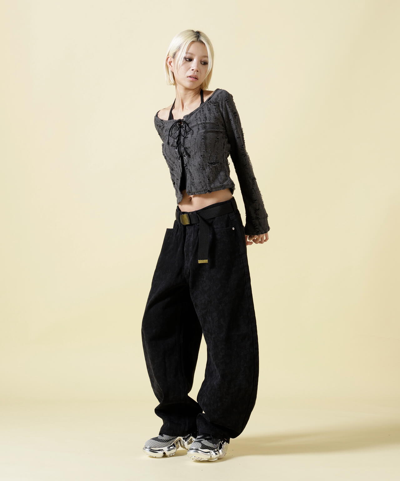 SIS/エスアイエス/Wide Denim Pants