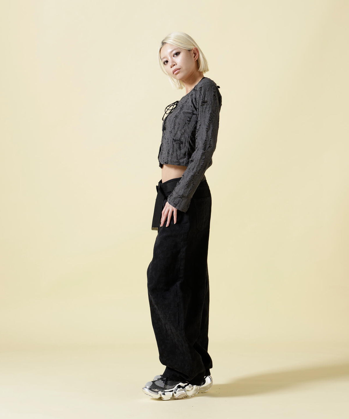 SIS/エスアイエス/Wide Denim Pants