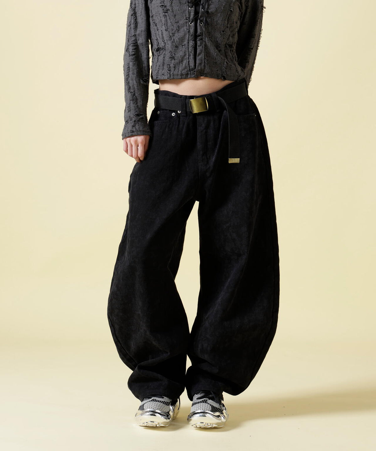 SIS/エスアイエス/Wide Denim Pants