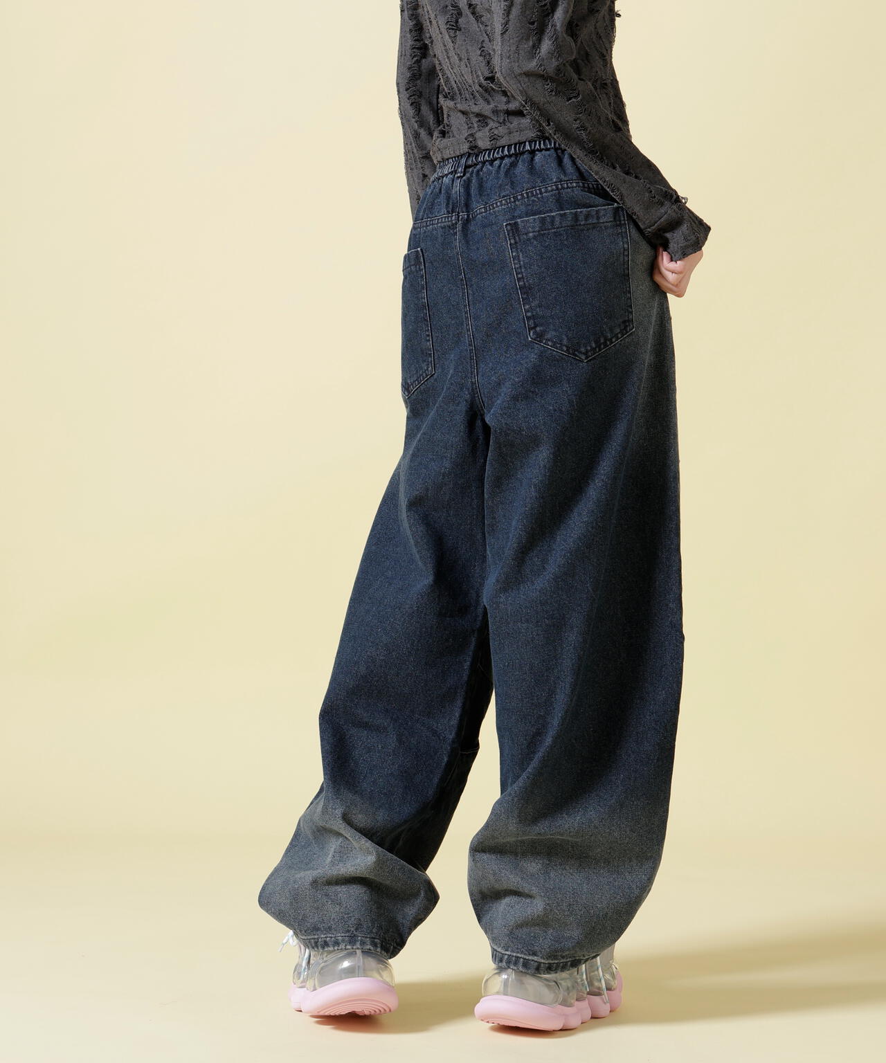 SIS/エスアイエス/Layered Denim Pants