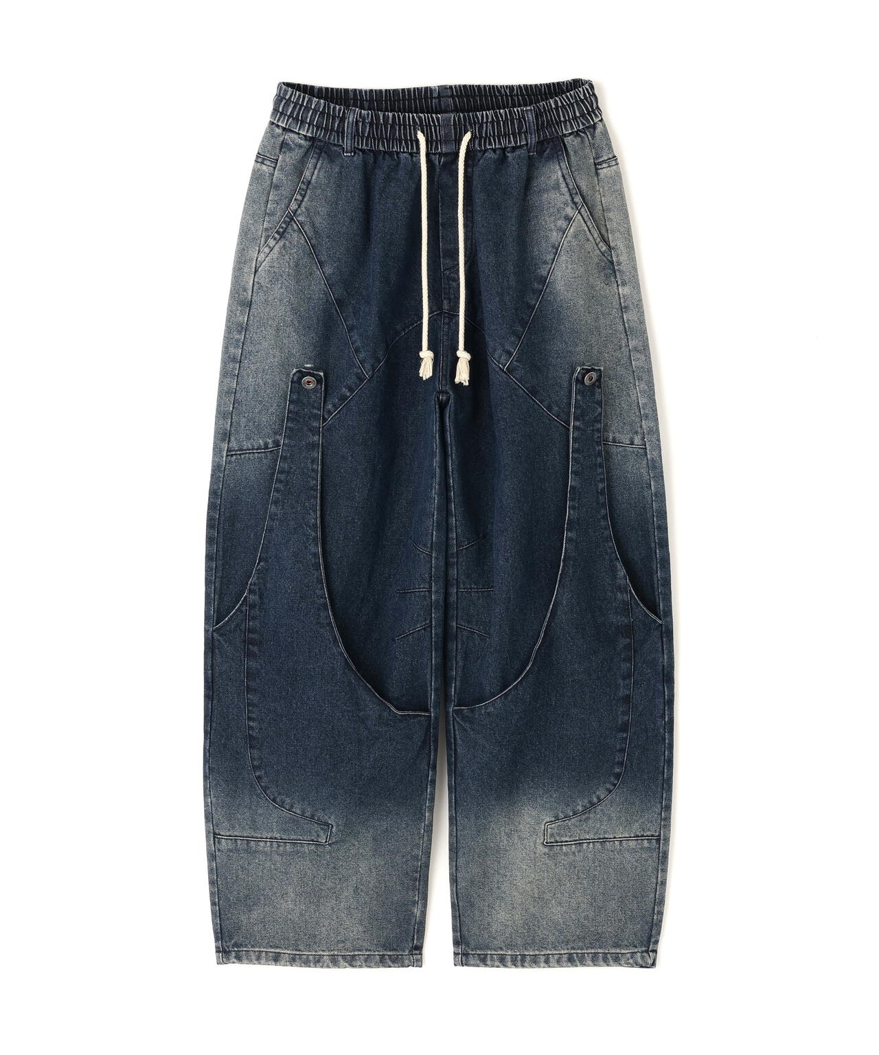 SIS/エスアイエス/Layered Denim Pants