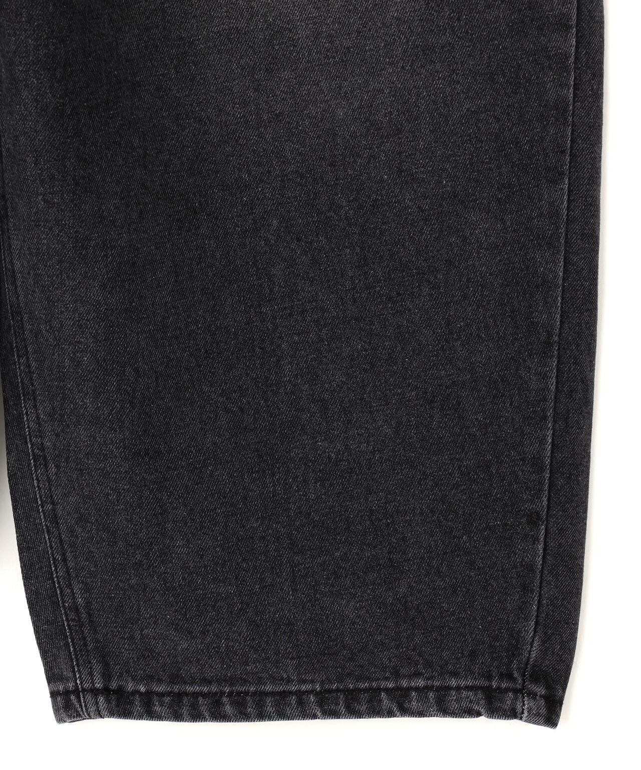 SIS/エスアイエス/Washed Denim Wide Pants Black