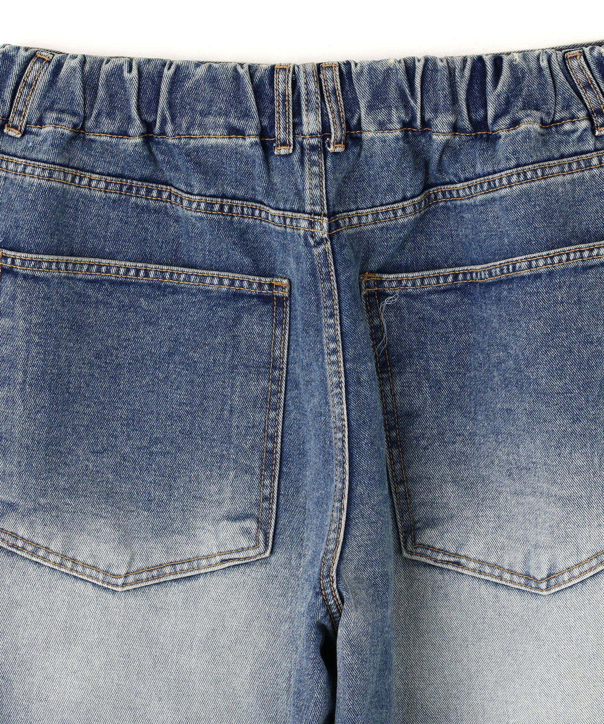 SIS/エスアイエス/Washed Denim Wide Pants Blue