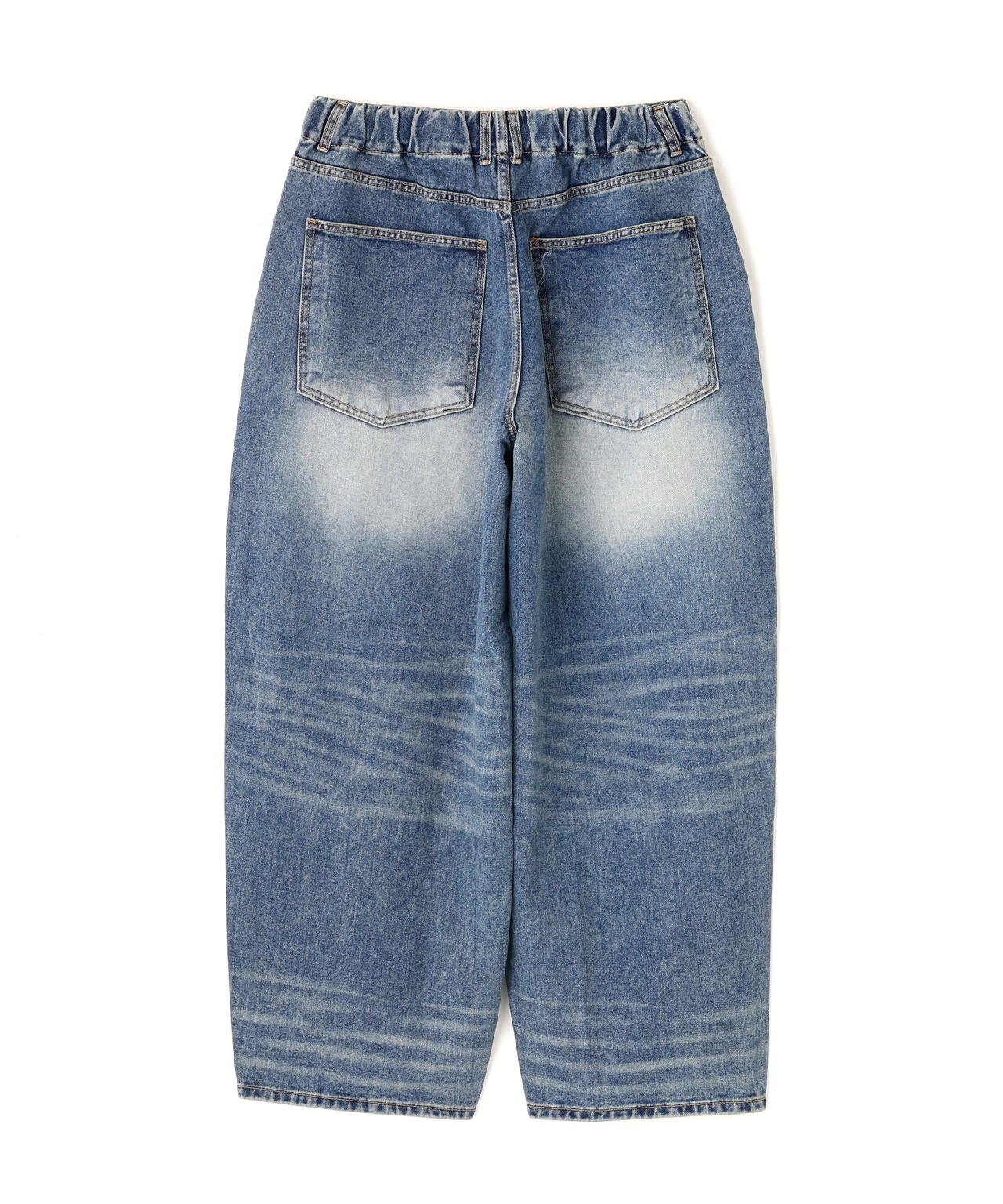 SIS/エスアイエス/Washed Denim Wide Pants Blue