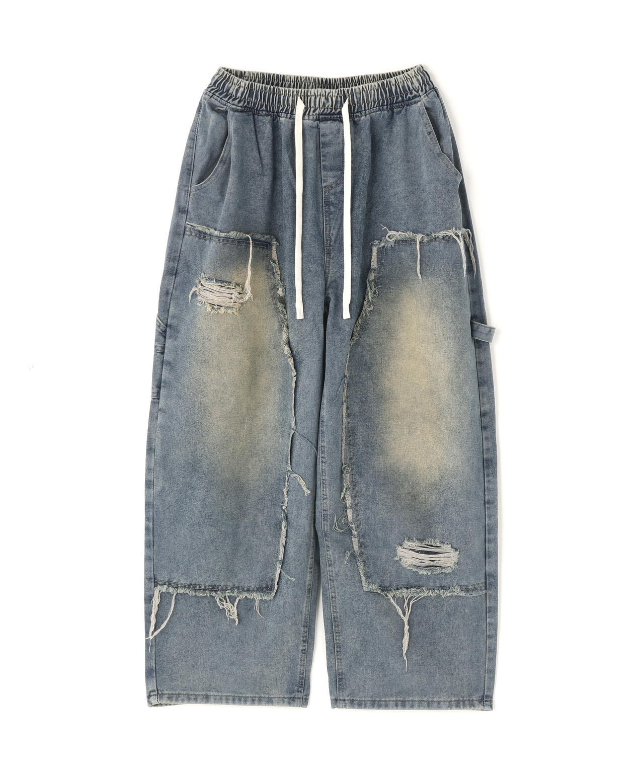 SIS/エスアイエス/Damage Double Knee Pants