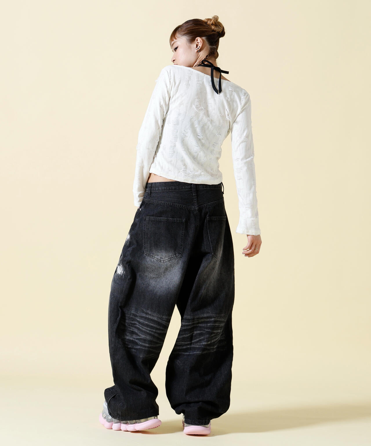 SIS/エスアイエス/Damaged Denim Pants