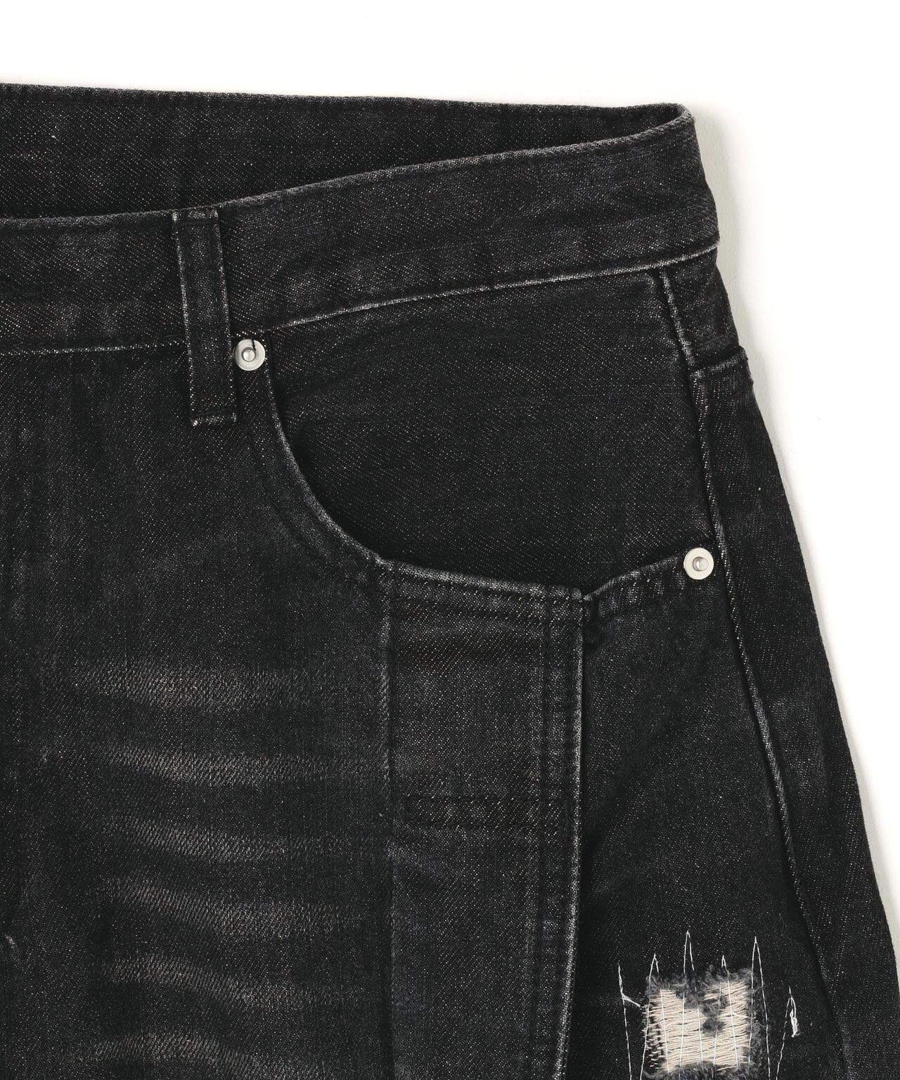 SIS/エスアイエス/Damaged Denim Pants