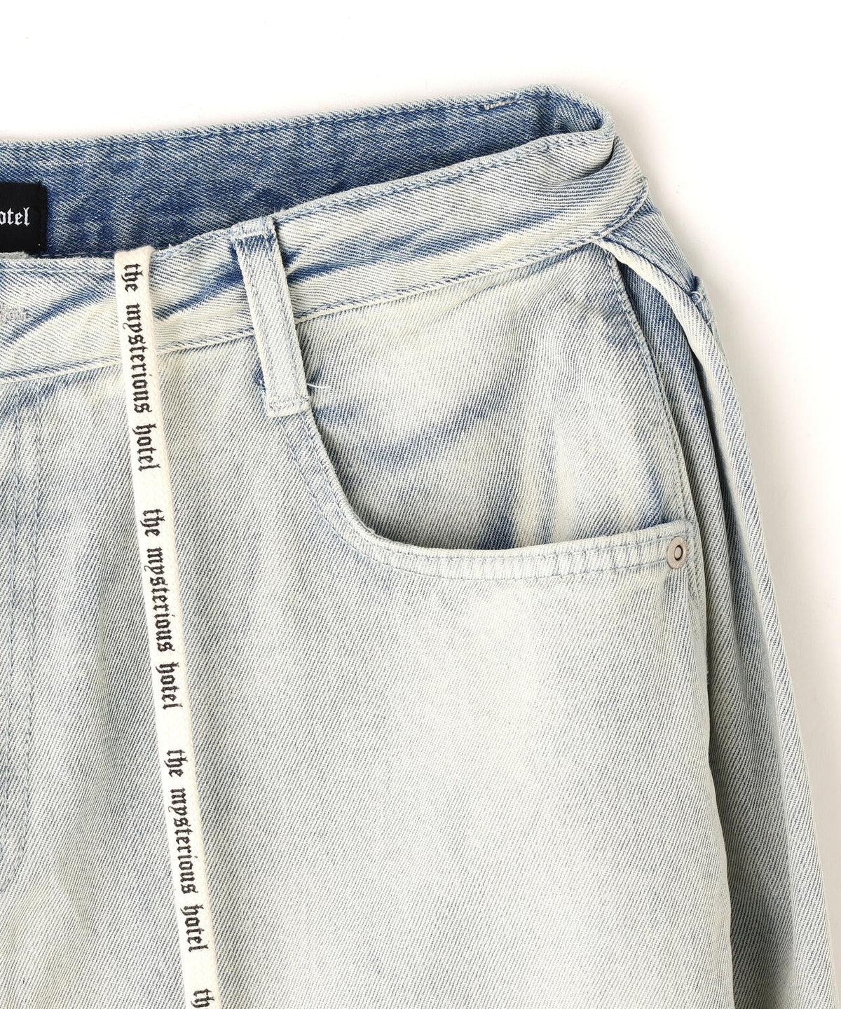 THE MYSTERIOUS HOTEL/ザ ミステリアス ホテル/TMH WASHED LOGO DENIM