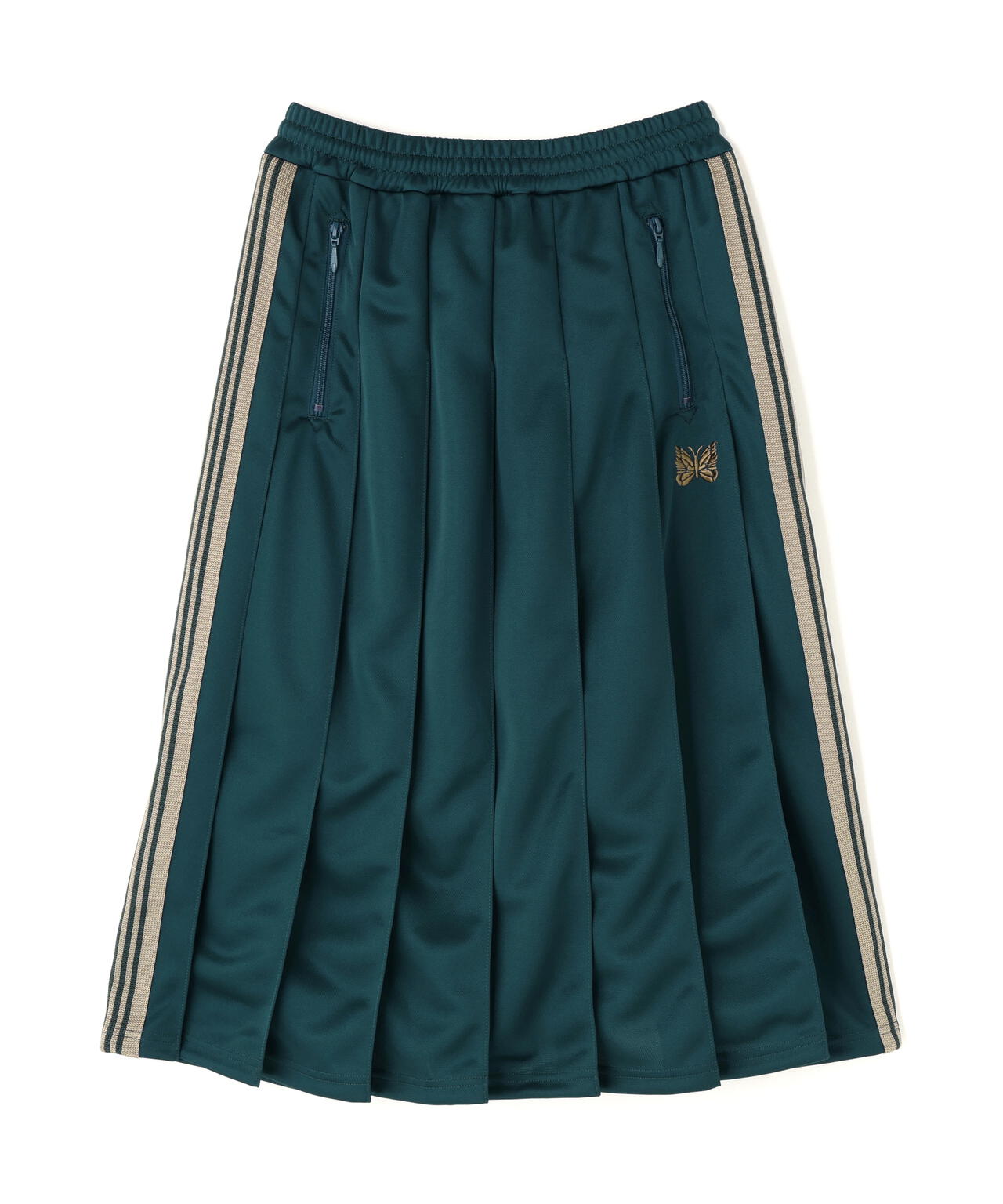 NEEDLES/ニードルズ/PLEANTED TRACK SKIRT - POLY SMOOTH