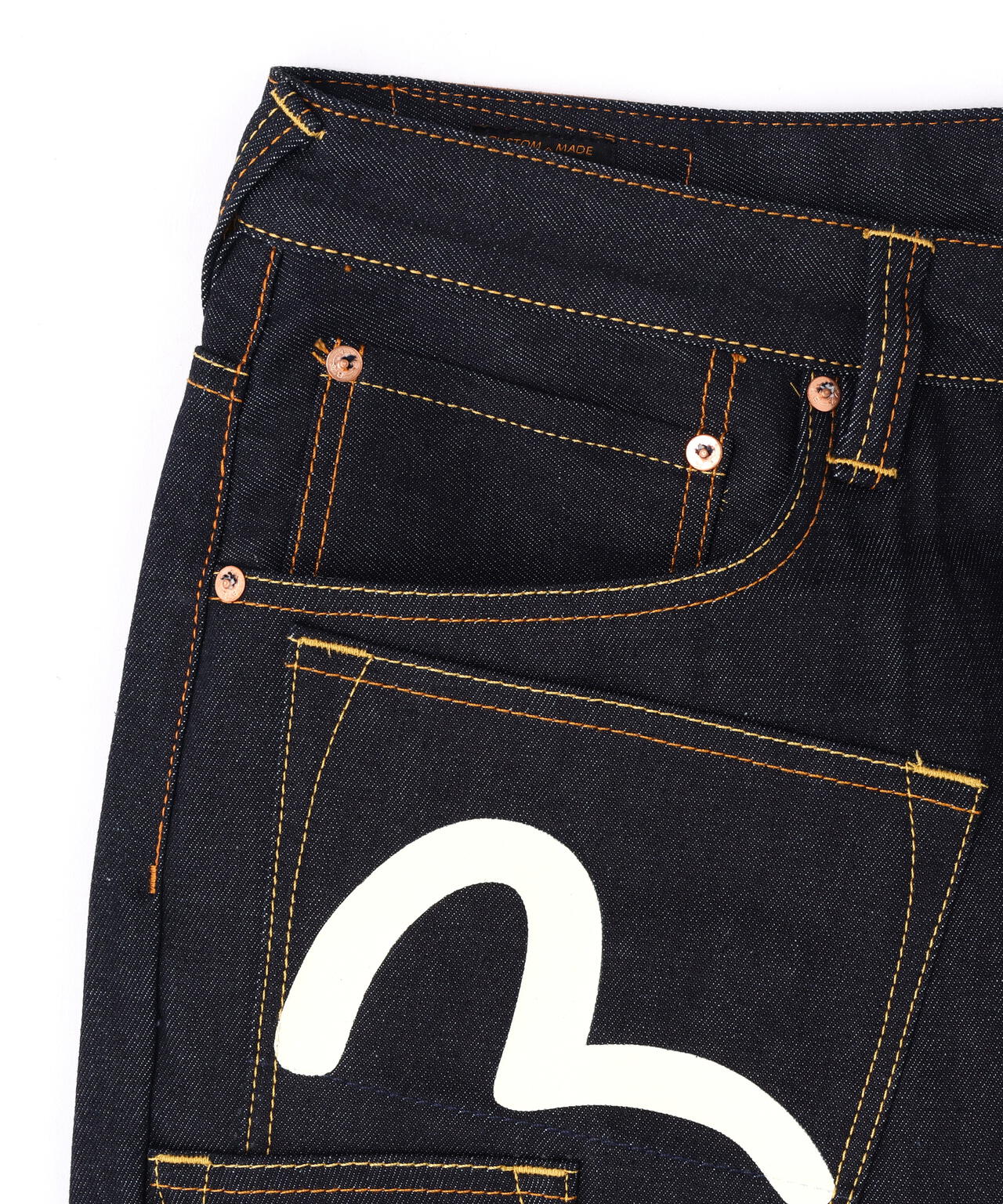 EVISU/エヴィス/Seagull Print and Multi-Pocket Fashion Fit Denim Shorts