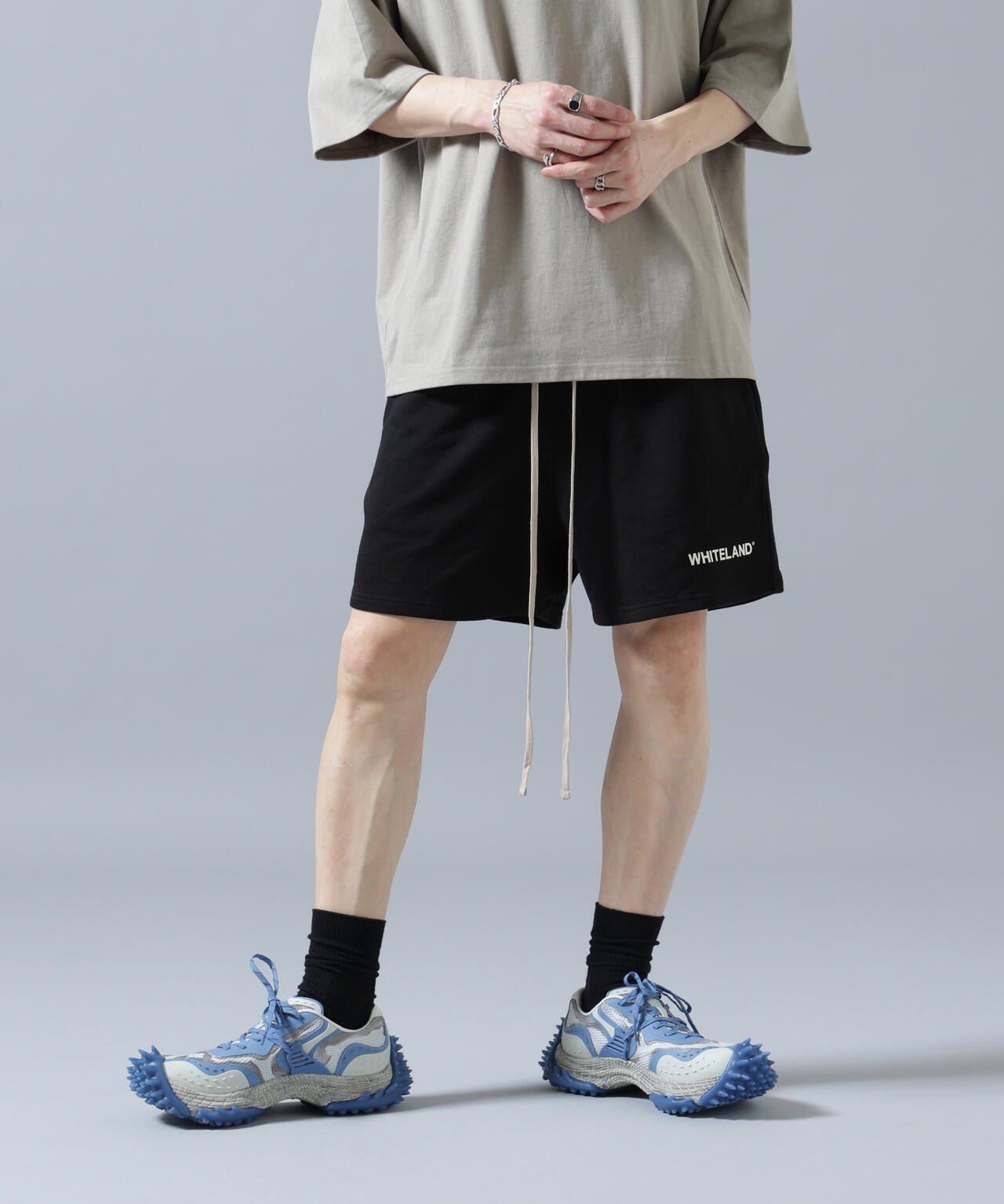 【WEB&DEPOT限定】WHITELAND/ホワイトランド/LOGO SWEAT SHORTS