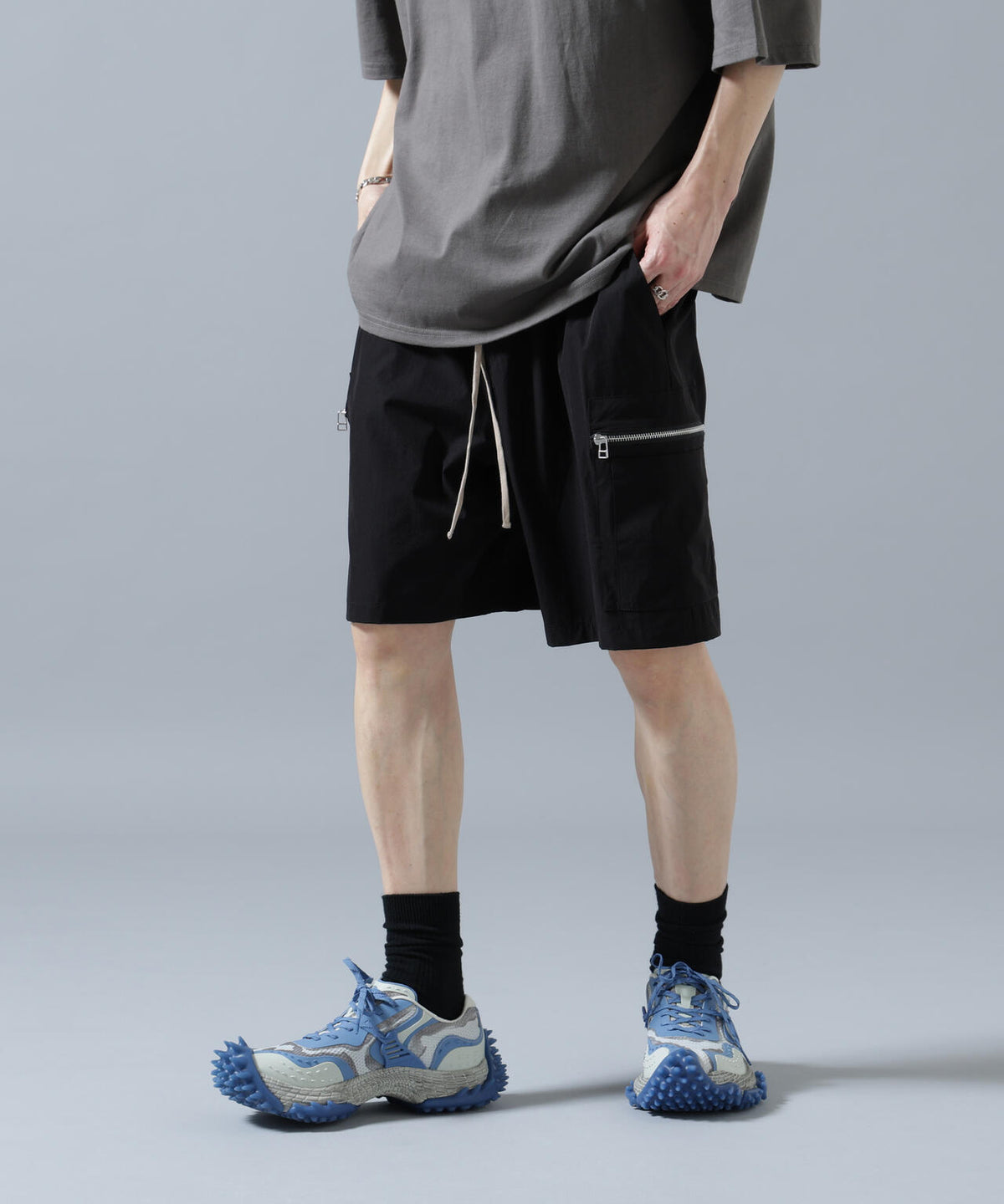 【WEB&DEPOT限定】DankeSchon/ダンケシェーン/PTWILL FLAP CARGO SHORTS