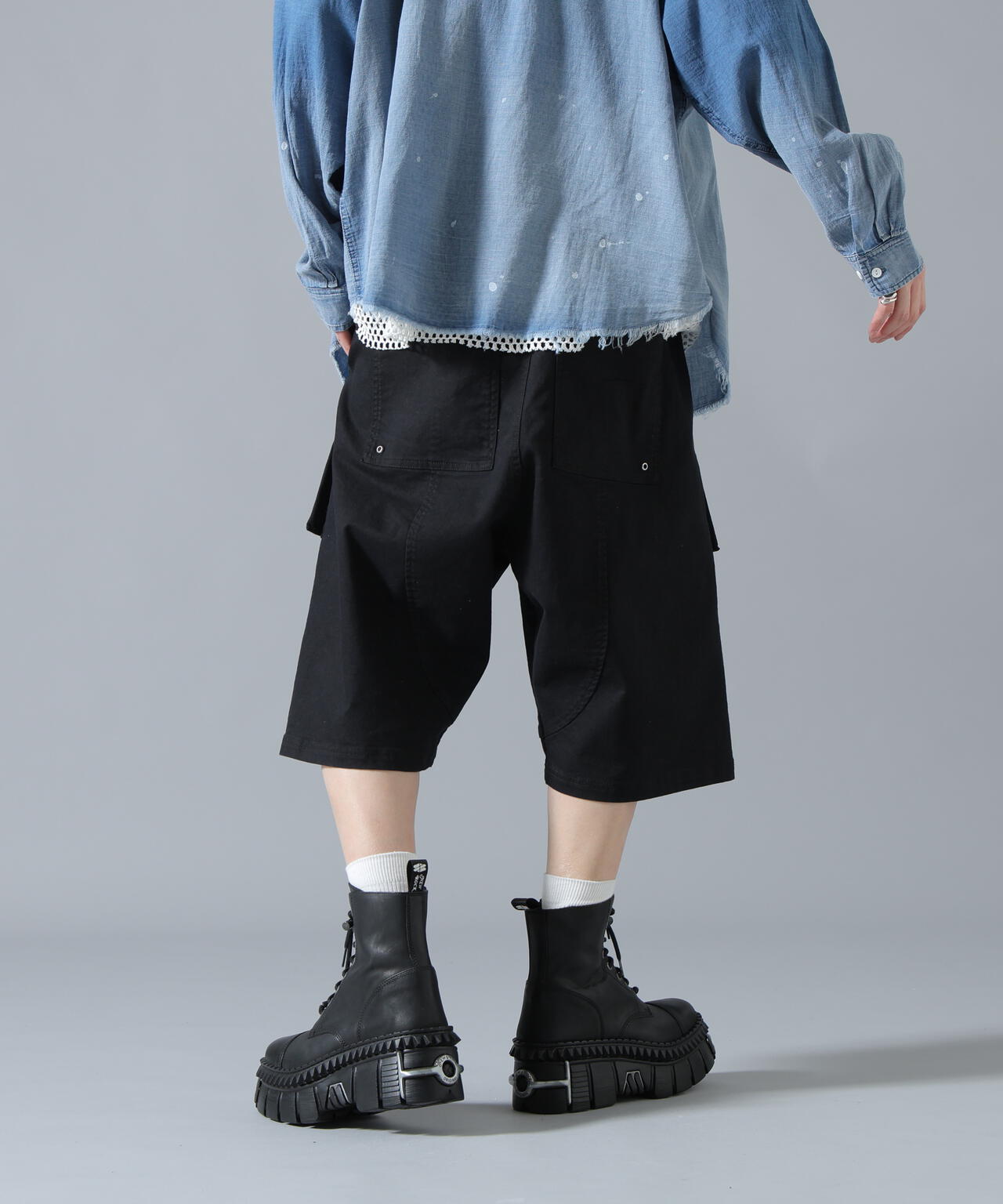 DankeSchon/ダンケシェーン/TCBLK SARROEL SHORTS