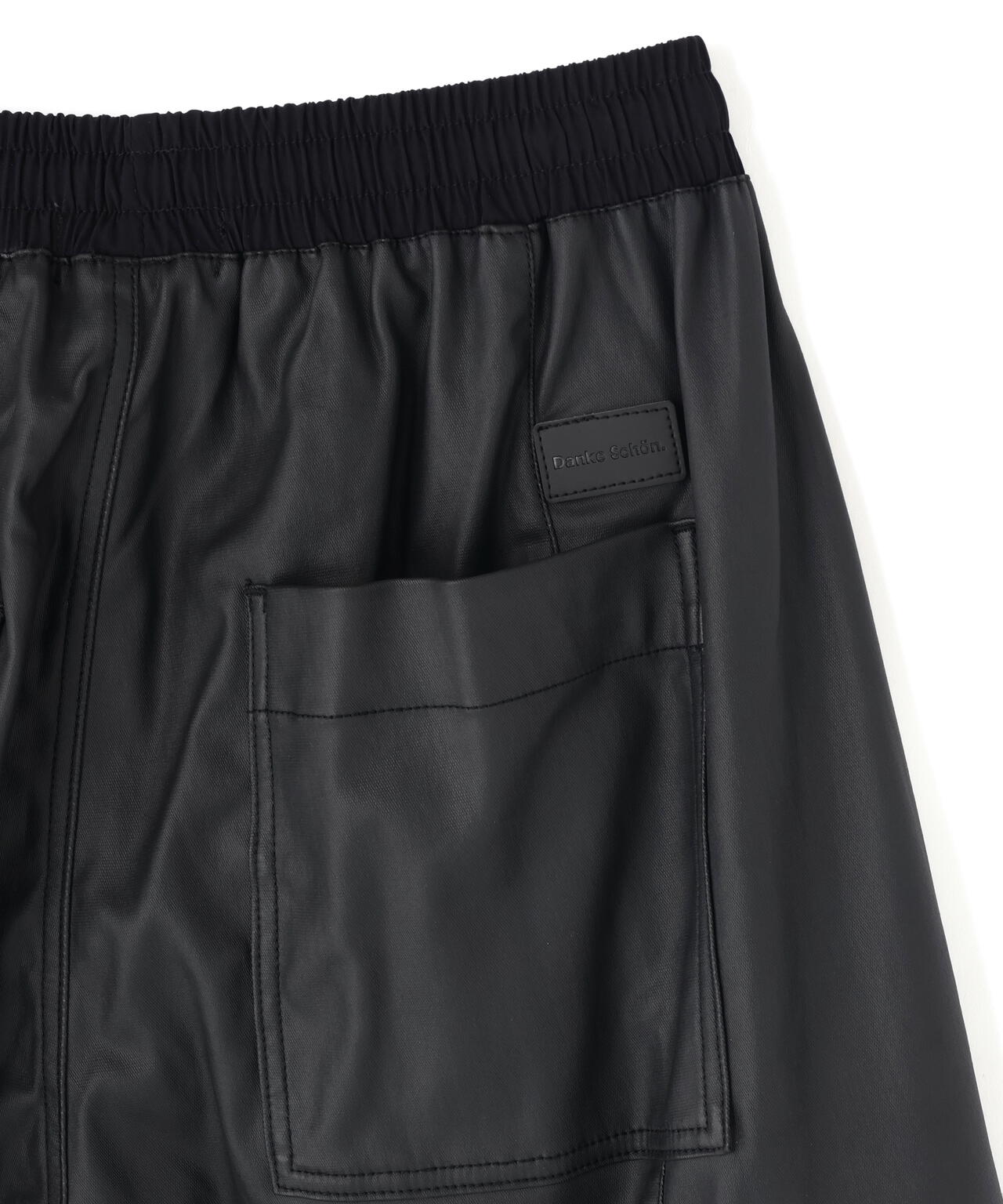 DankeSchon/ダンケシェーン/COATING BAGGYCARGO SHORTS