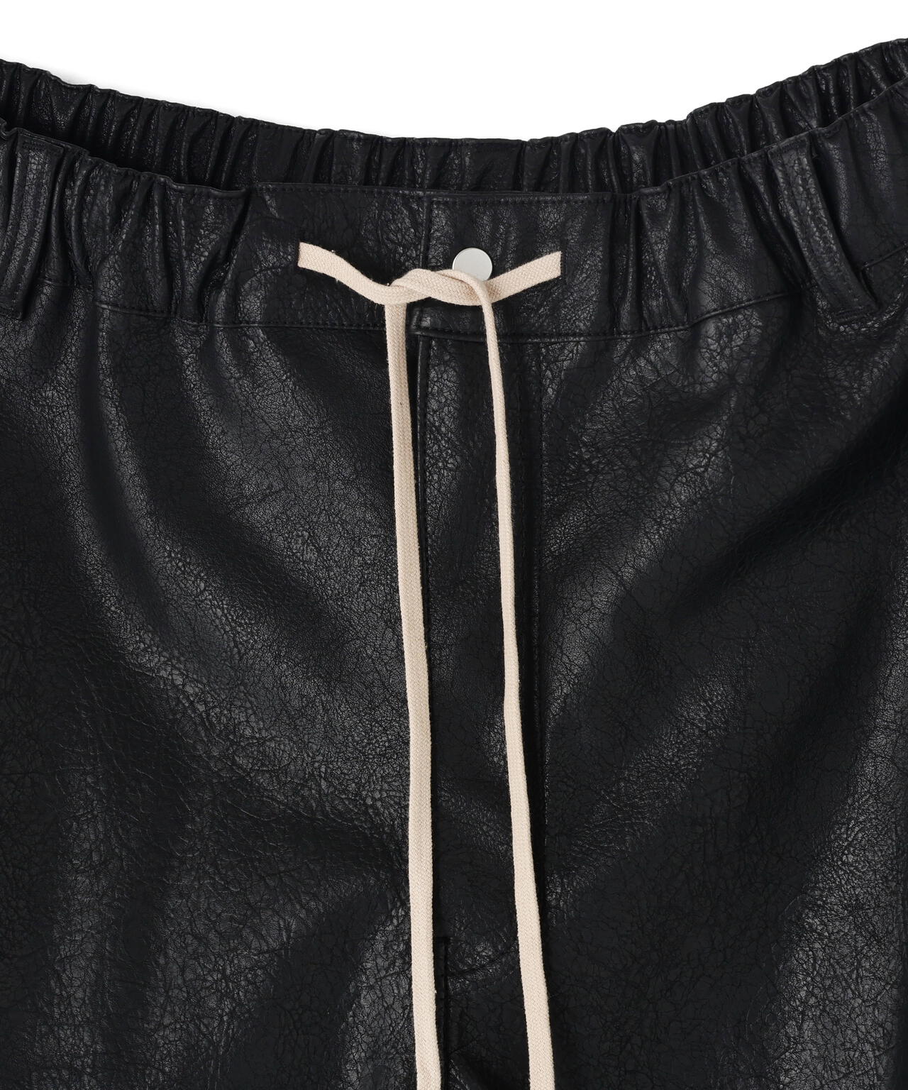 DankeSchon/ダンケシェーン/PULEATHER CARGO SHORTS