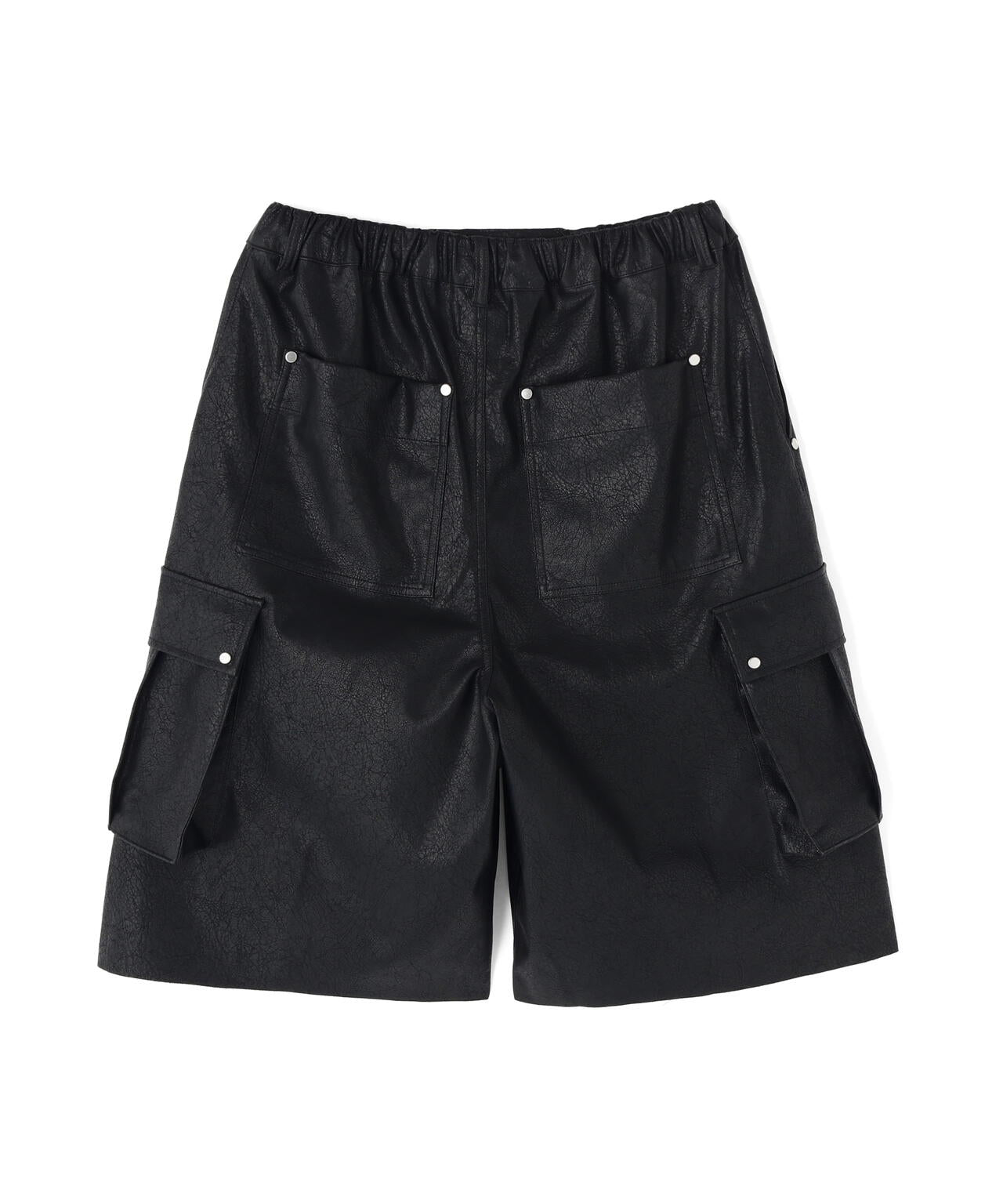 DankeSchon/ダンケシェーン/PULEATHER CARGO SHORTS