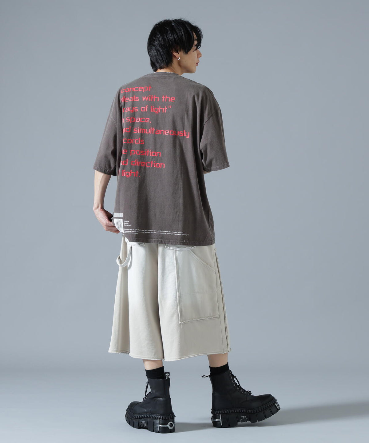 DankeSchon/ダンケシェーン/SULFUR SWEAT W-KNEE SHORTS