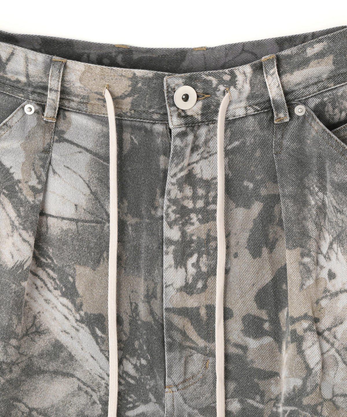 DankeSchon/ダンケシェーン/REAL TREE CAMO CUTOFF CARGO SHORTS