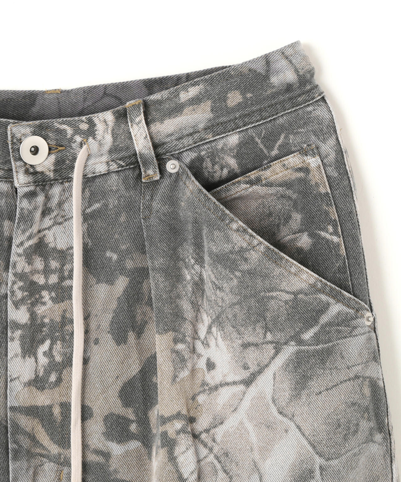 DankeSchon/ダンケシェーン/REAL TREE CAMO CUTOFF CARGO SHORTS