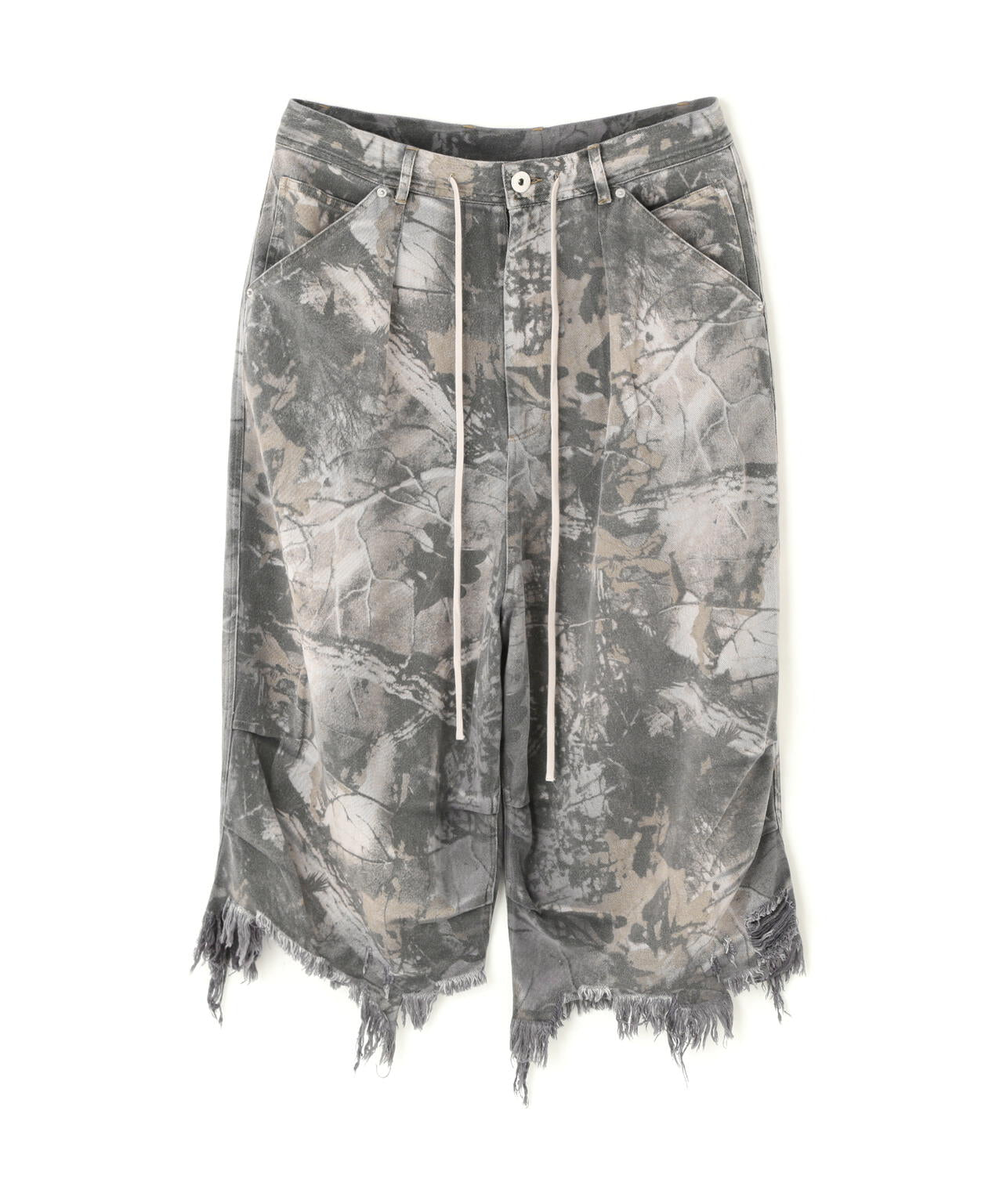 DankeSchon/ダンケシェーン/REAL TREE CAMO CUTOFF CARGO SHORTS