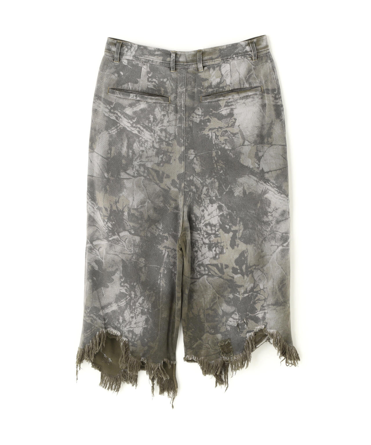DankeSchon/ダンケシェーン/REAL TREE CAMO CUTOFF CARGO SHORTS