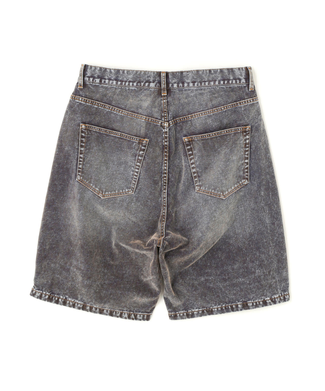 WHITELAND/ホワイトランド/FLOCKY WIDE DENIM SHORTS