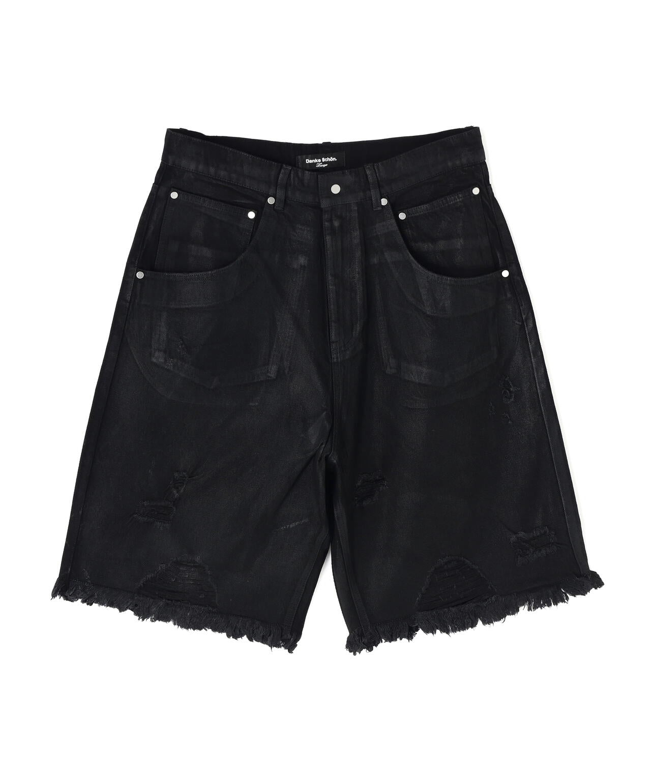 DankeSchon/ダンケシェーン/11oz RUBBER COATED SHORTS