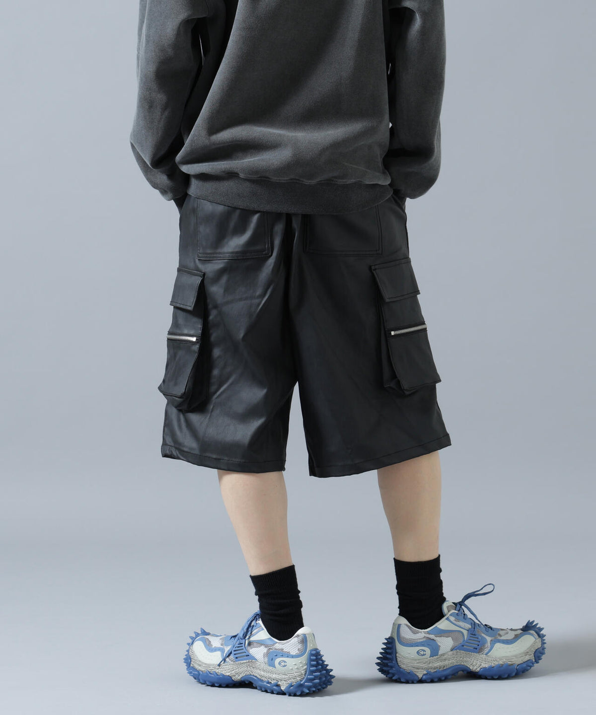 【WEB&DEPOT限定】DankeSchon/ダンケシェーン/COATING CARGO SHORTS
