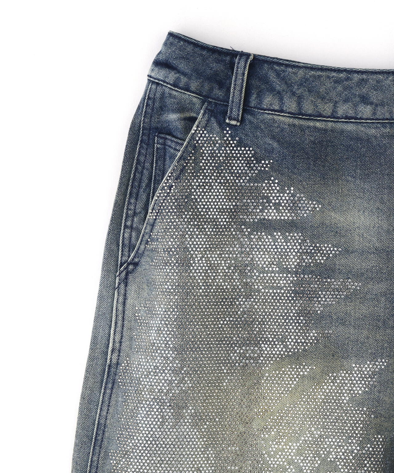 DankeSchon/ダンケシェーン/12oz BAGGY SHORTS/SWARO