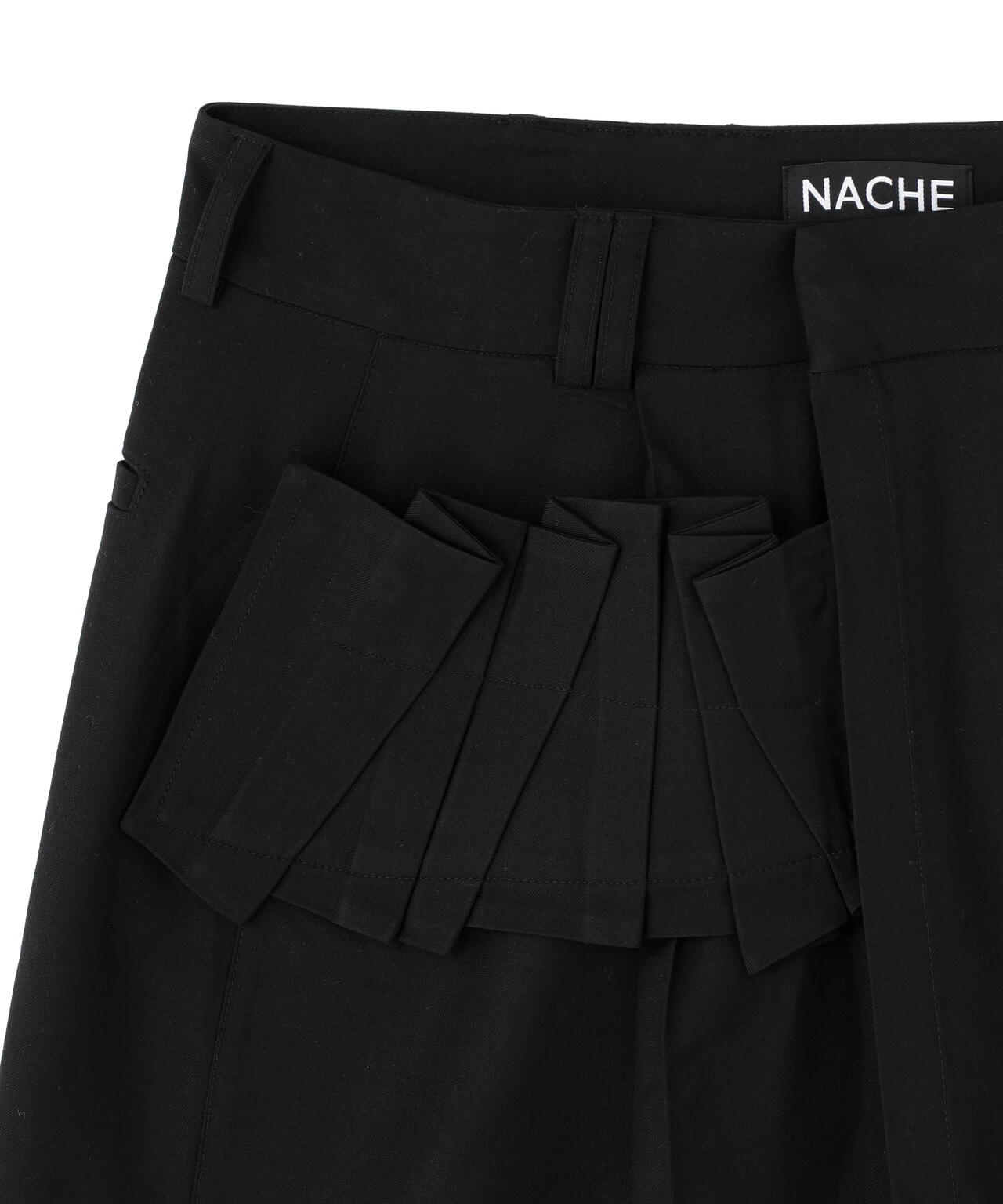NACHE/ナチェ/WRAP BERMUDA PANTS